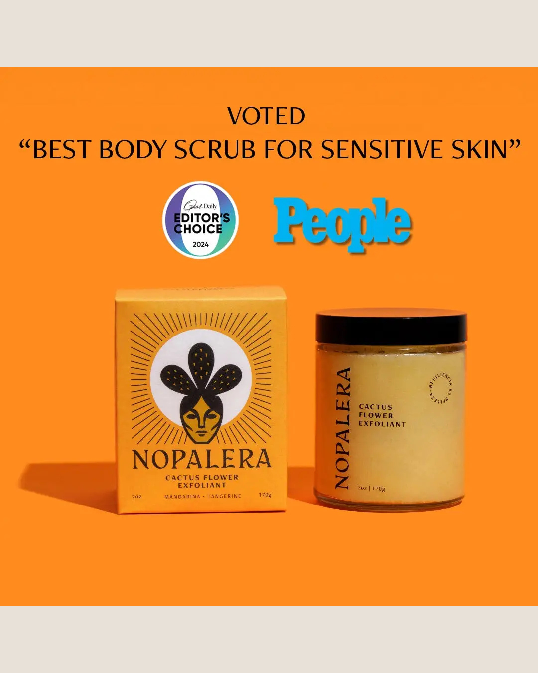 Mandarina Cactus Flower Exfoliant