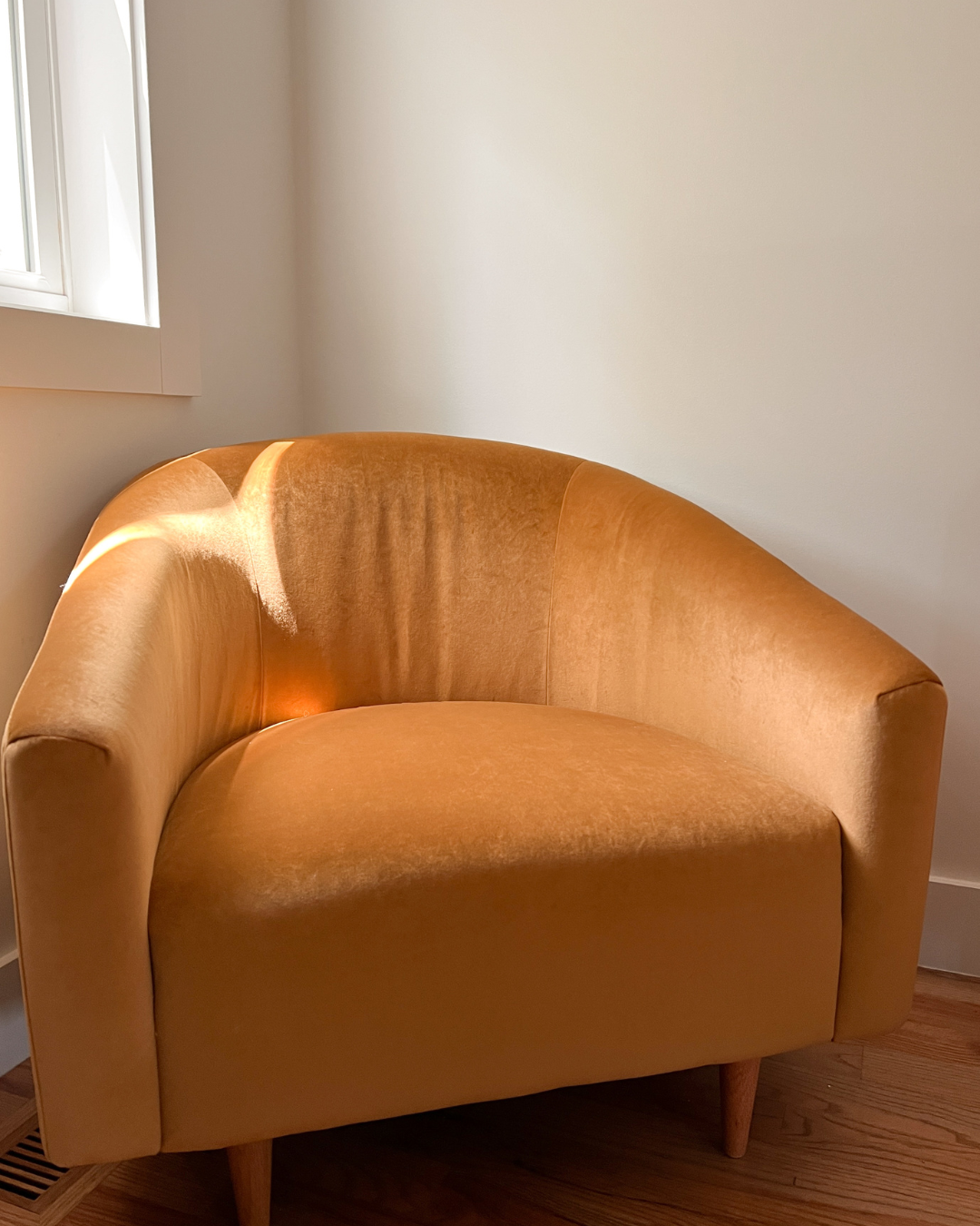 Marigold Velvet Accent Chair
