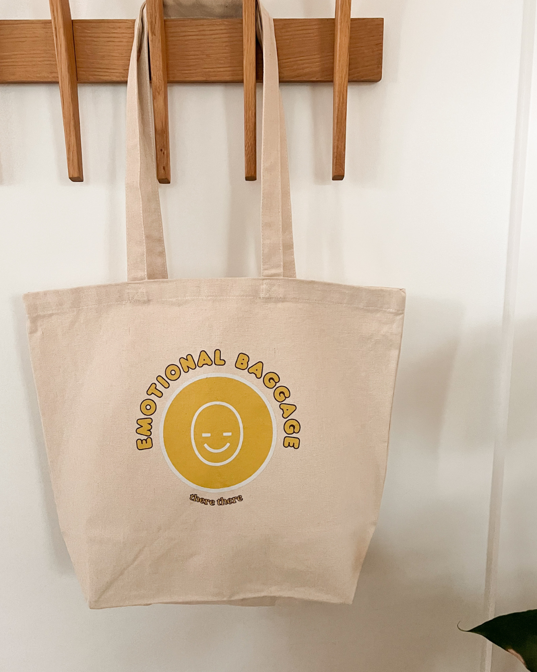 Emotional Baggage Smiley Tote
