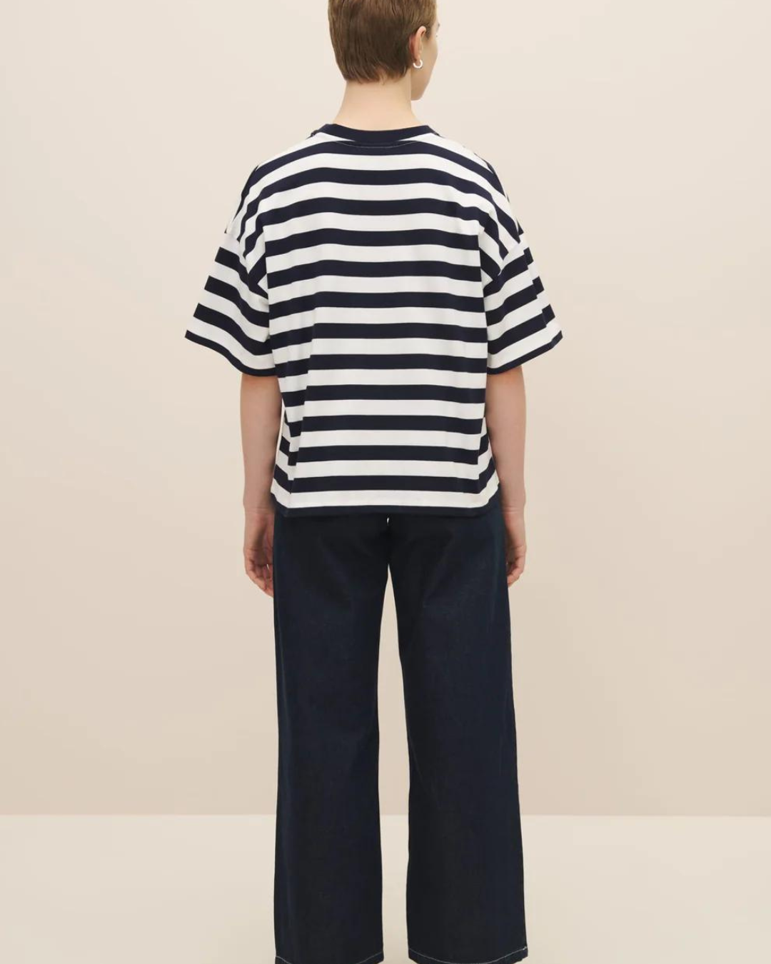 Oversized Striped Boxy Tee