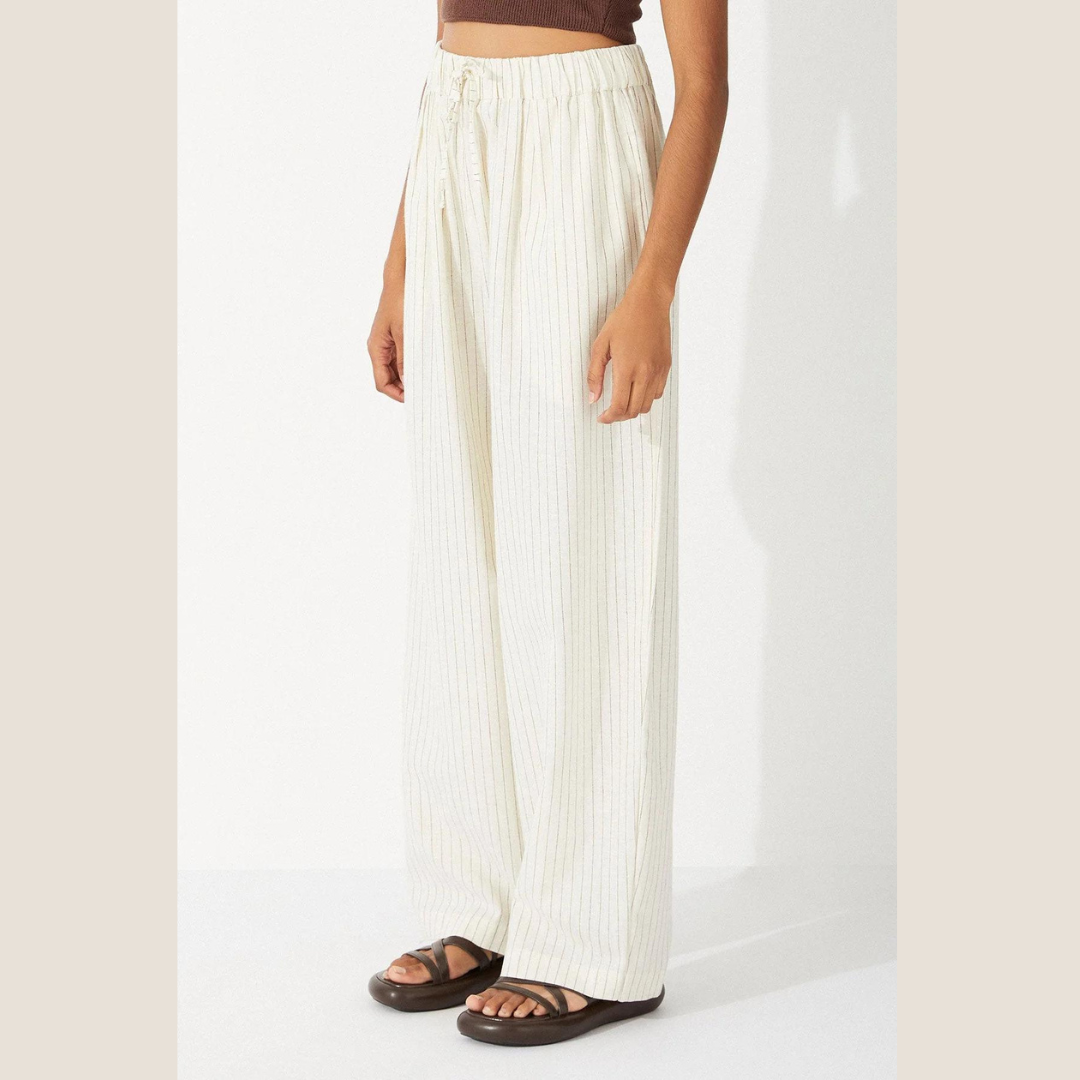 Chocolate Pinstripe Pant
