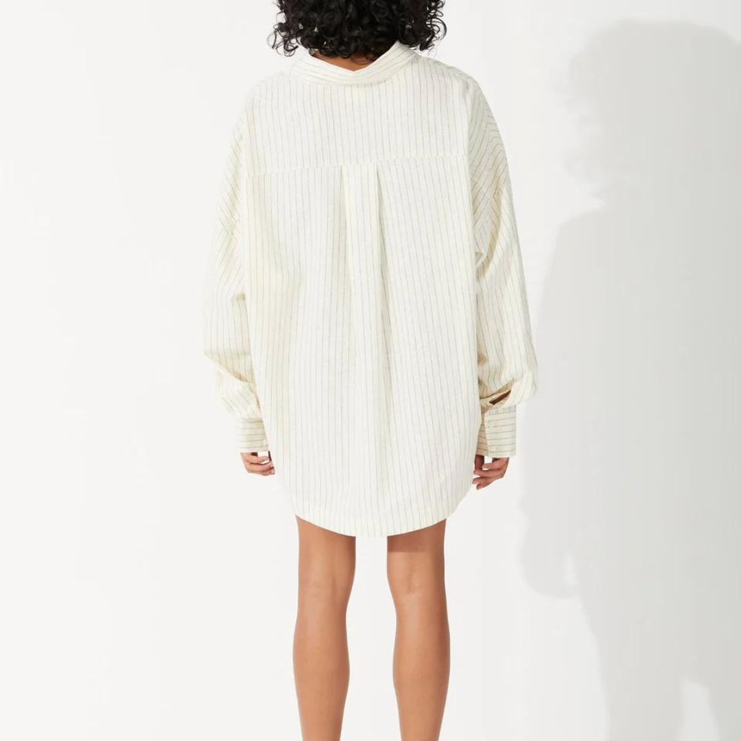 Chocolate Pinstripe Shirt