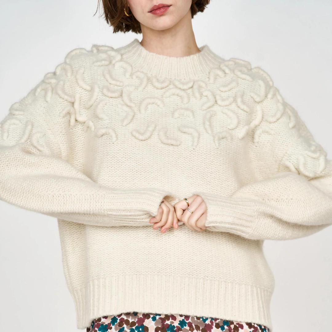 Cusco Pullover in Ivory