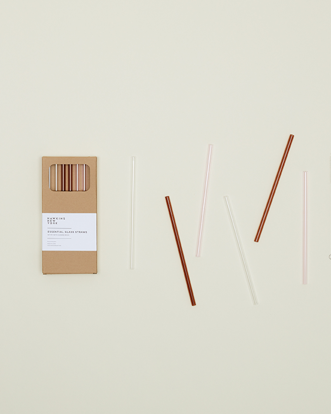 Essential Glass Straws (set of 6)