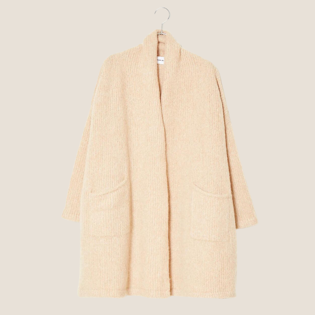 Alpaca Haori Sweater Coat