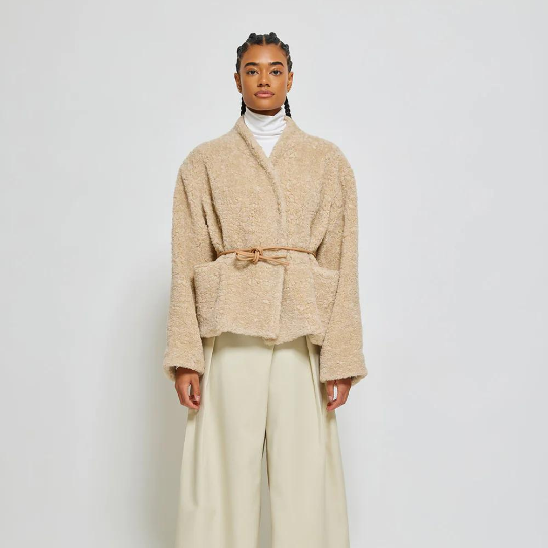 Mana Jacket in Light Beige