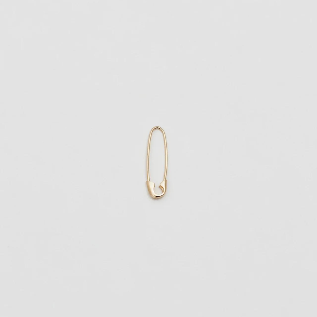 Mini Safety Pin Earring