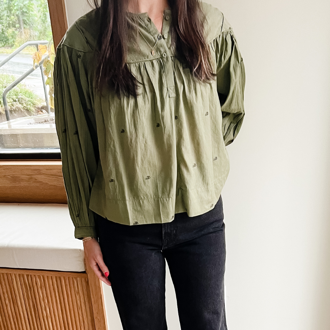 Oslo Blouse in Jamandi