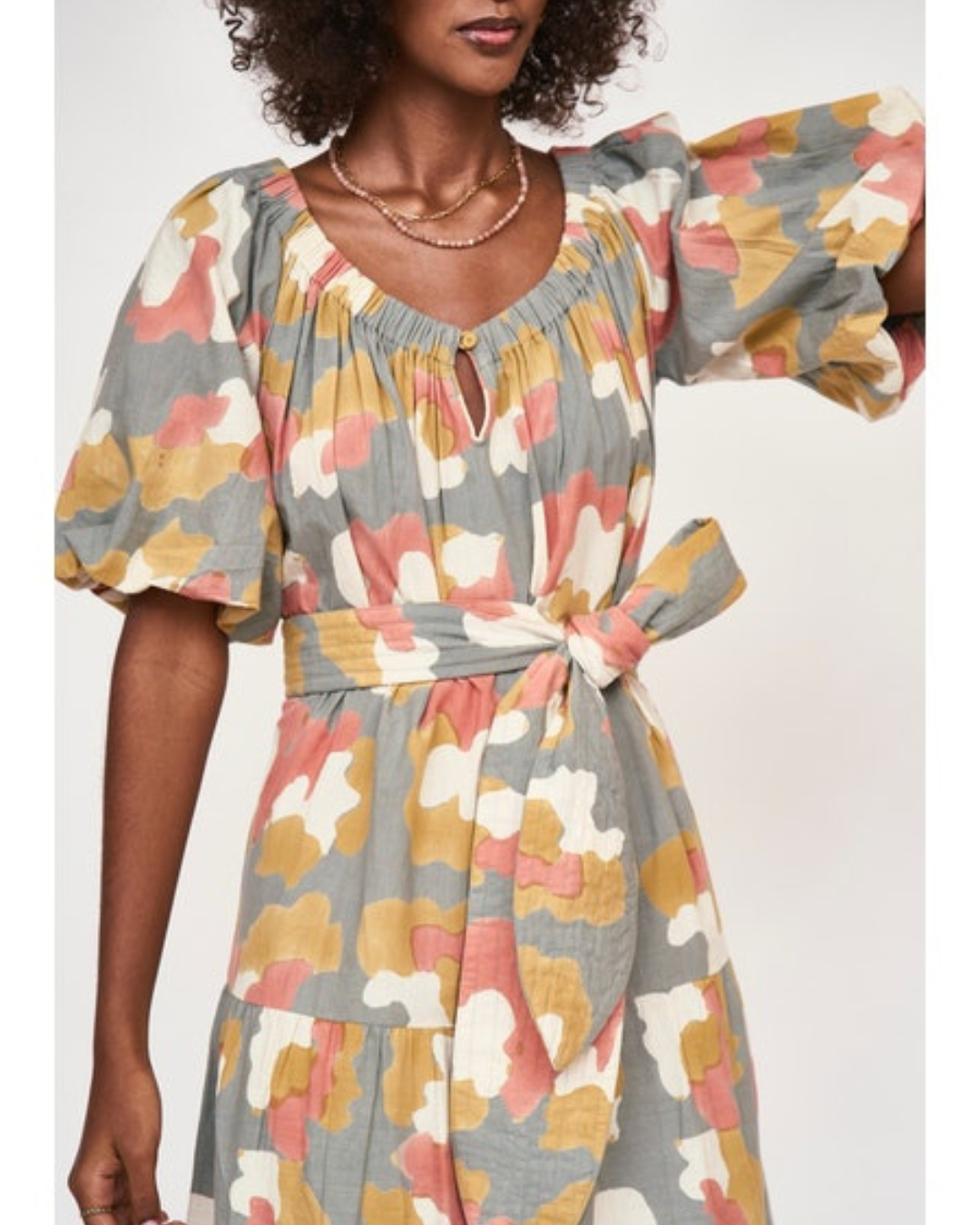 Capri Dress in Waterlily