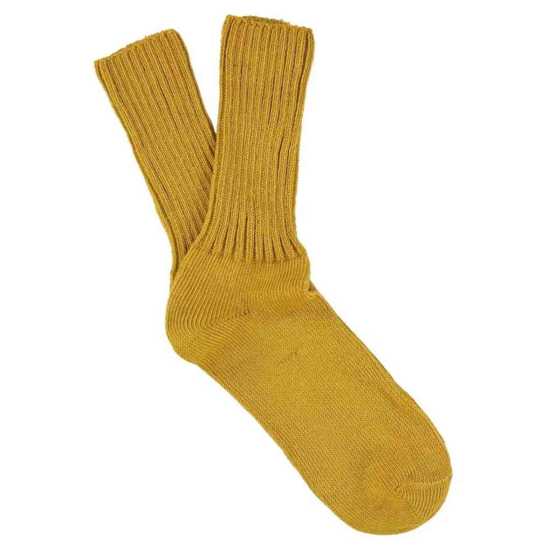 Mustard Crew Socks