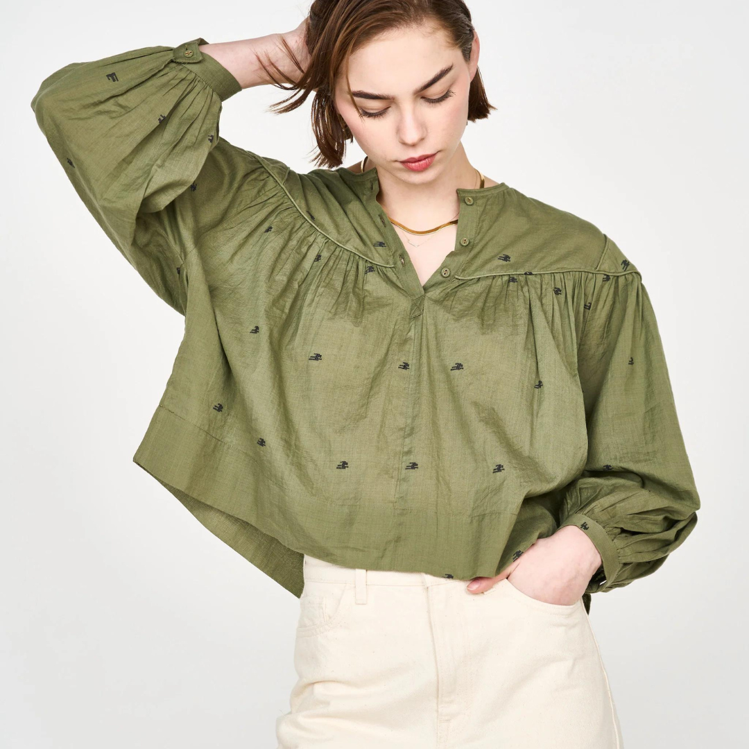Oslo Blouse in Jamandi