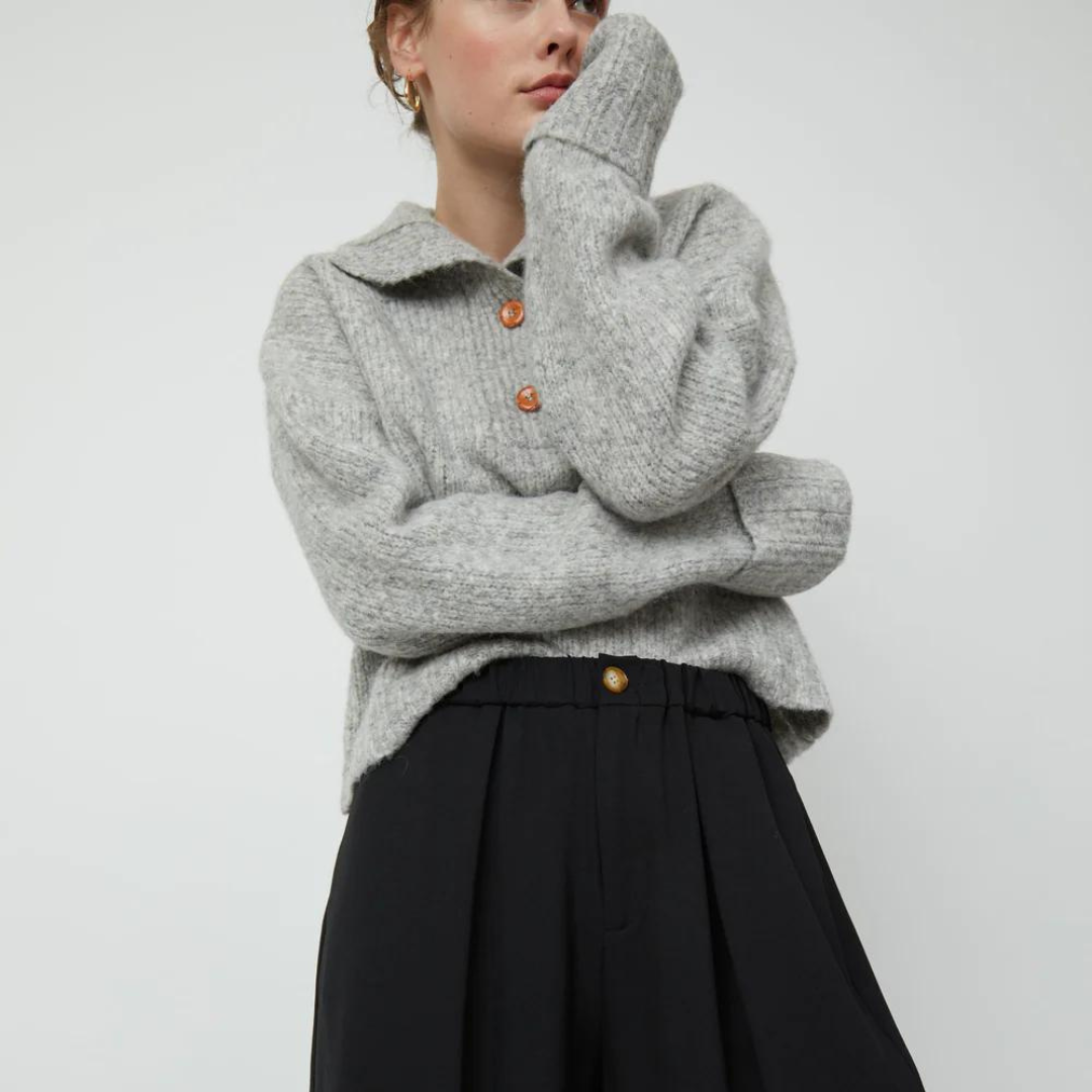 Stand Collar Jumper