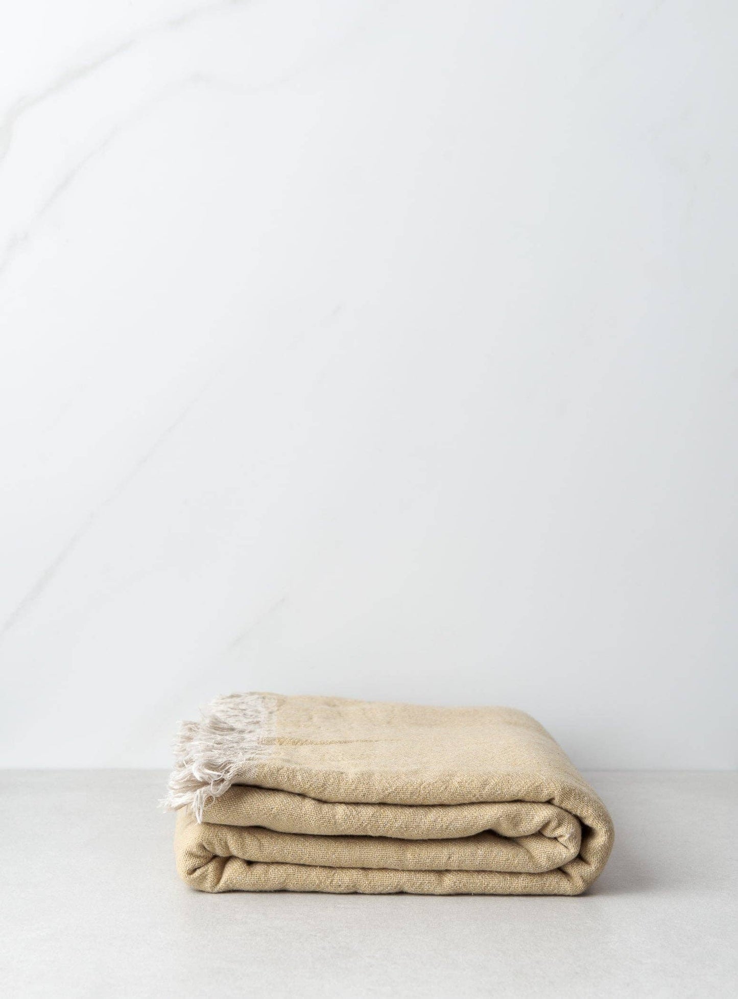 Linen and Cotton Throw