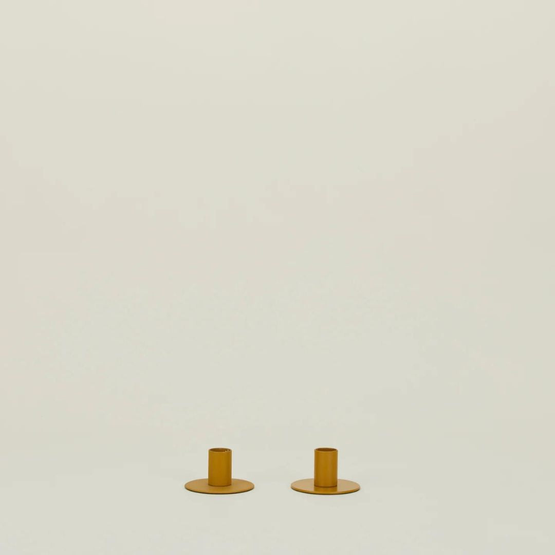 Essential Metal Candle Holders- Set of 2