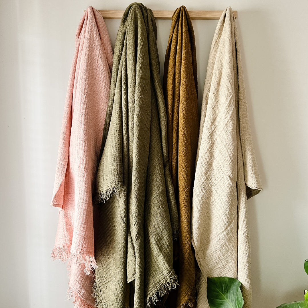 Simple Linen Throw