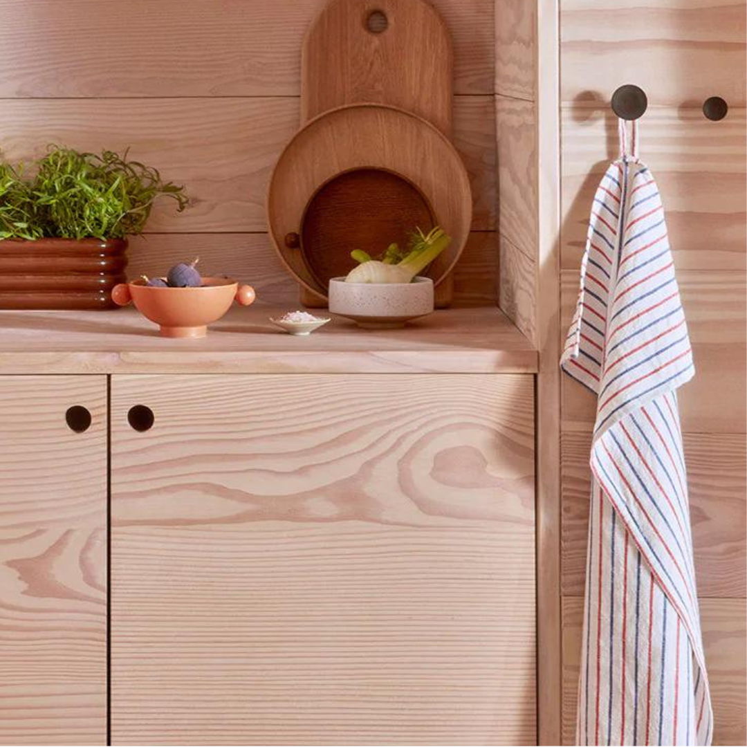 kurin striped tea towels