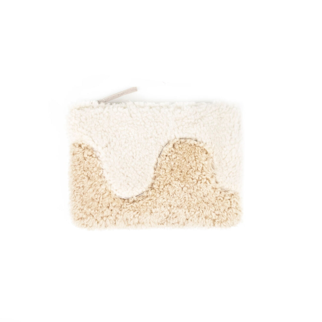 Waves Shearling Pouch