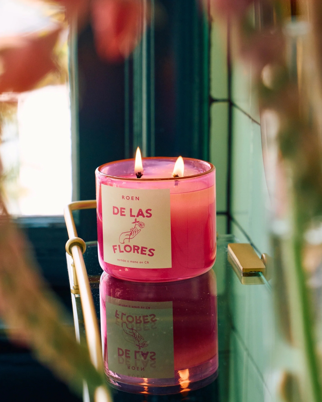 De Las Flores Candle Roen Candle