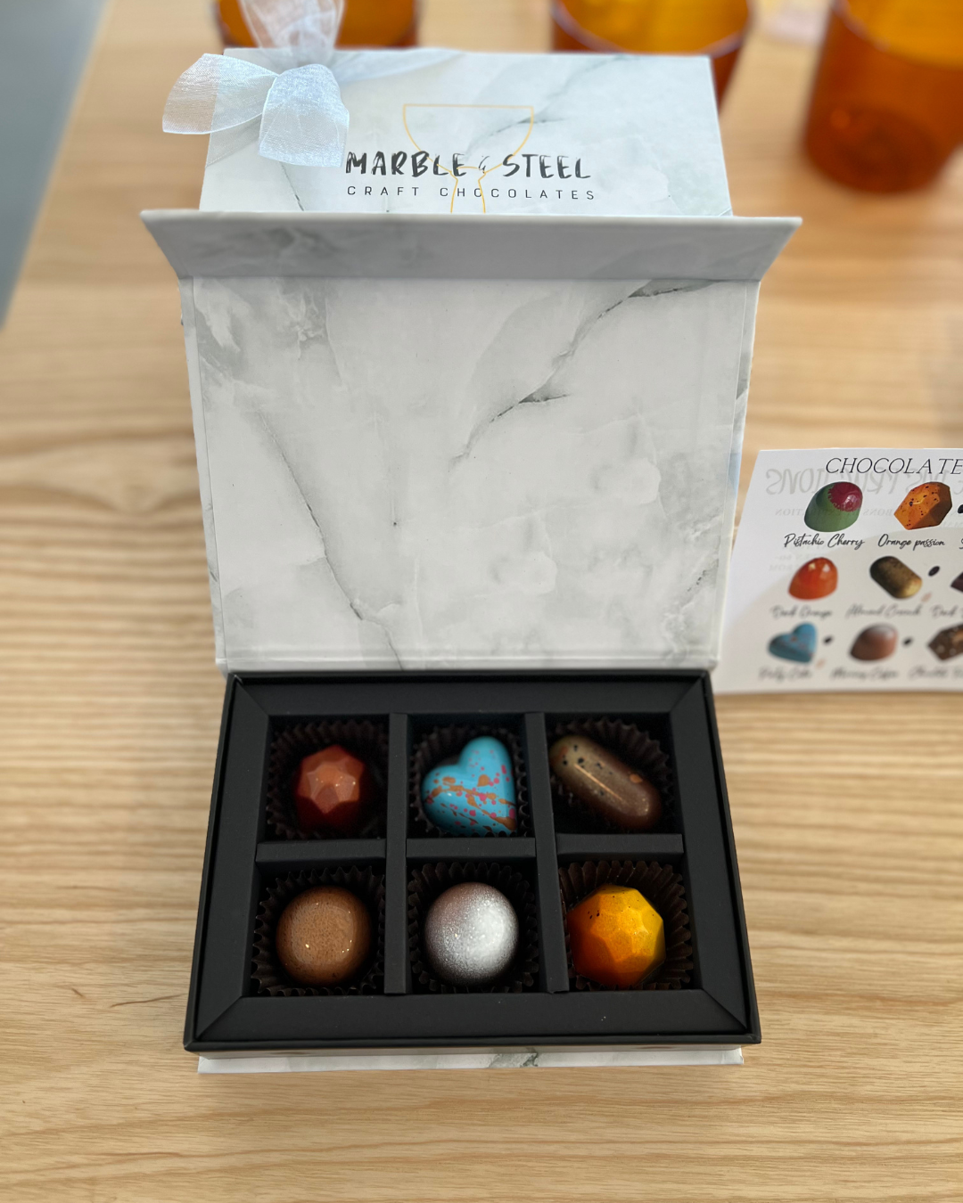 6 pc Truffle Box