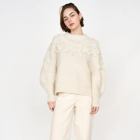 Cusco Pullover in Ivory