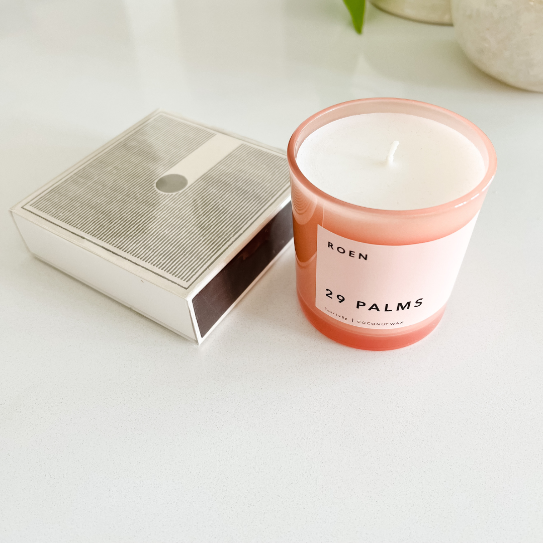 Roen Candle and Matchbox Bundle