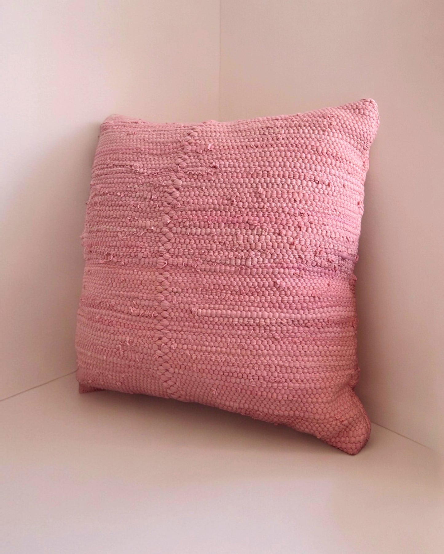 Chindi Pillow Cover - Peony