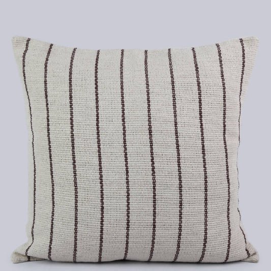 Heavy Cotton Striped Pillow Cover