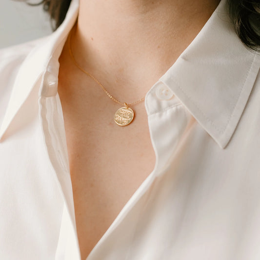 Daya Necklace in Gold by Laura Elizabeth