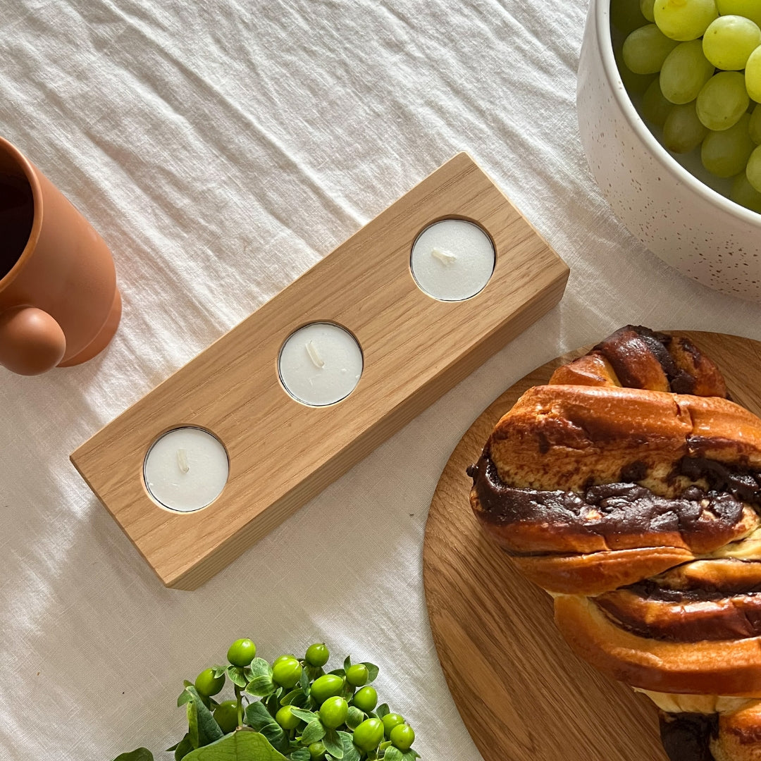 Handmade Wood Votive Holders