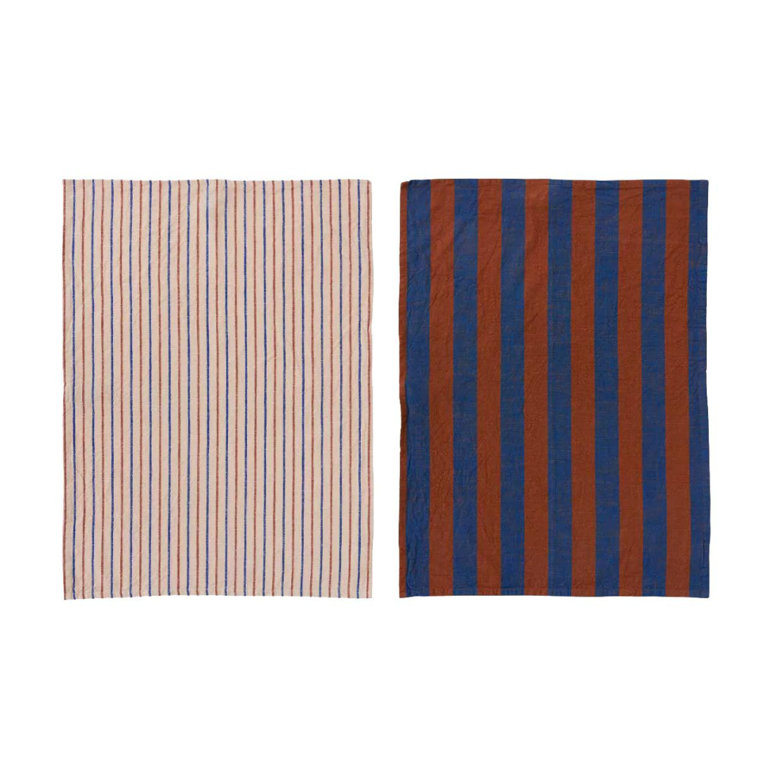 kurin striped tea towels