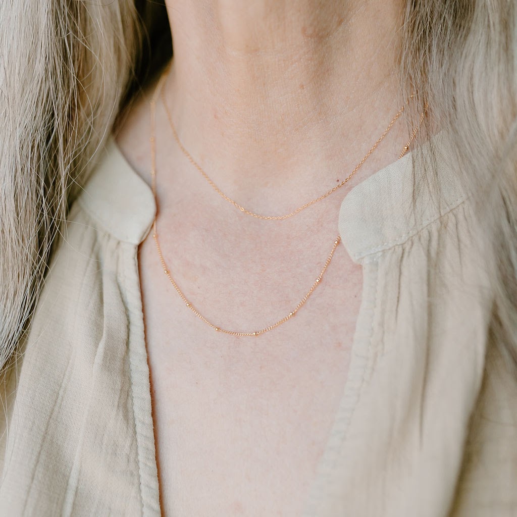 Gold Thelma and Louise Necklace Laura Elizabeth