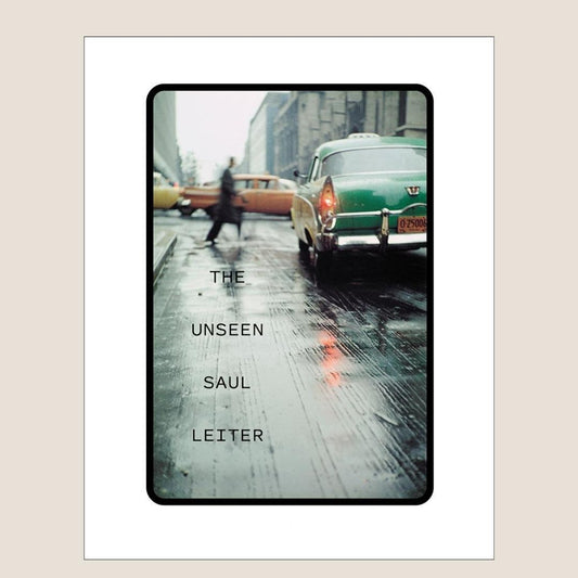 Unseen Saul Leiter Book Cover
